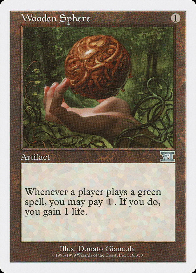 Wooden Sphere (318) [Classic Sixth Edition] | Odin's Place