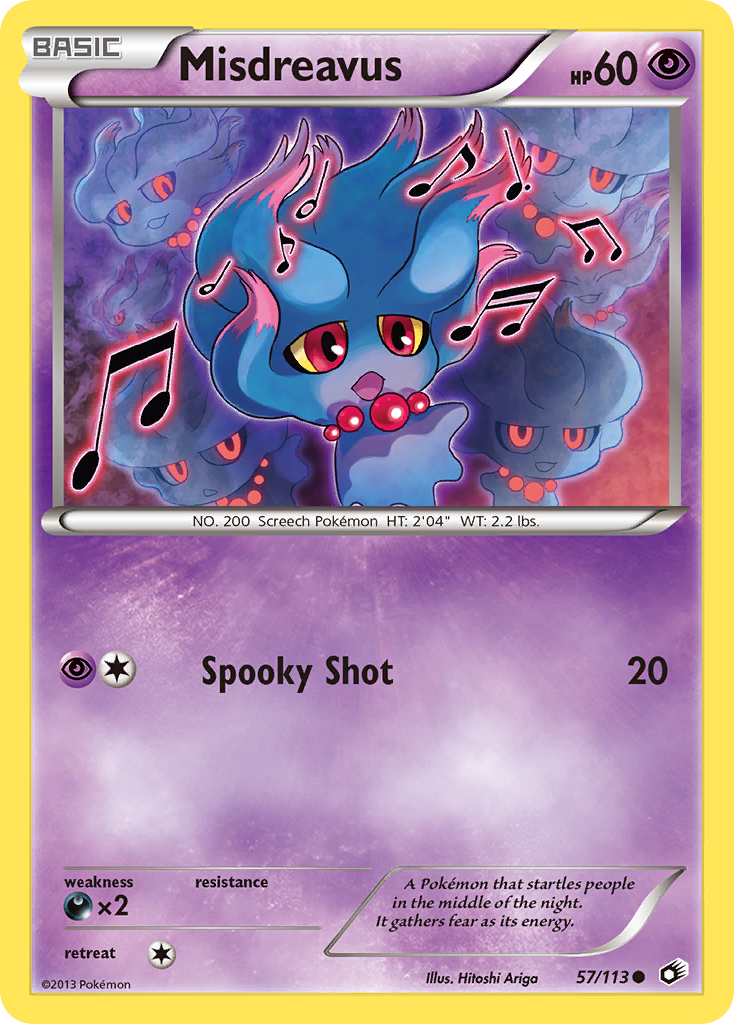 Misdreavus (57/113) [Black & White: Legendary Treasures] | Odin's Place