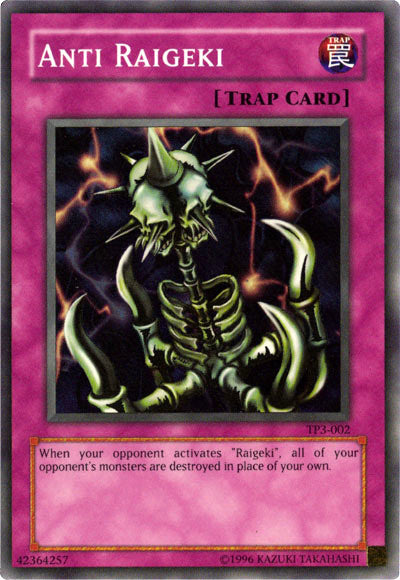 Anti Raigeki [TP3-002] Super Rare | Odin's Place