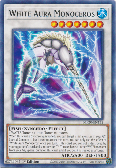 White Aura Monoceros [MP20-EN142] Rare | Odin's Place