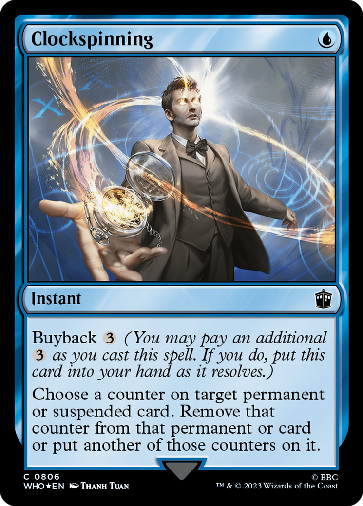 Clockspinning (Surge Foil) [Doctor Who] | Odin's Place