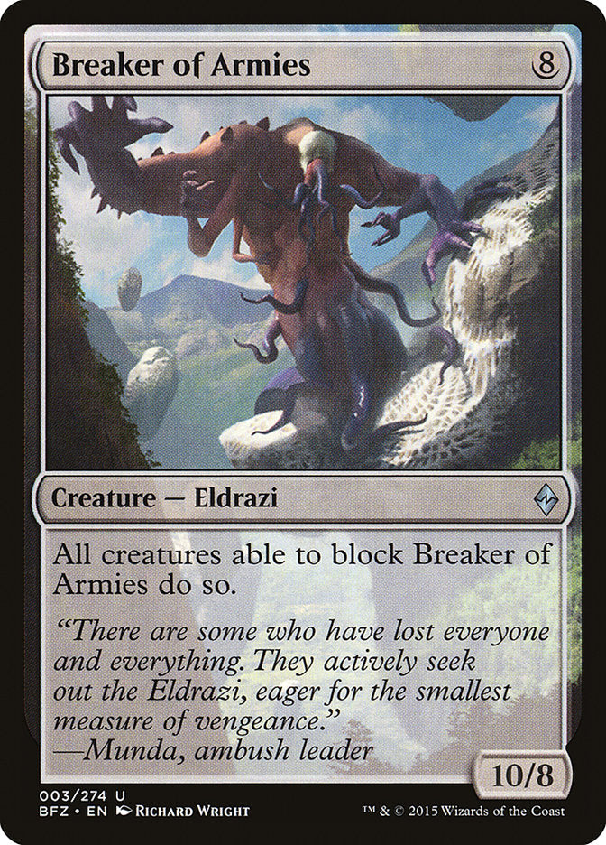 Breaker of Armies (3) [Battle for Zendikar] | Odin's Place