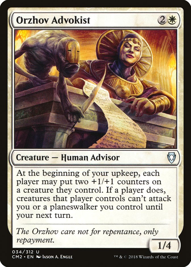 Orzhov Advokist (34) [Commander Anthology Volume II] | Odin's Place