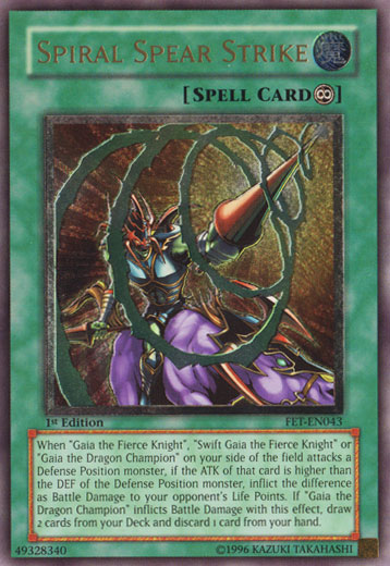 Spiral Spear Strike [FET-EN043] Ultimate Rare | Odin's Place