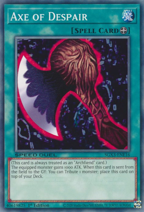 Axe of Despair [SGX3-ENE16] Common | Odin's Place