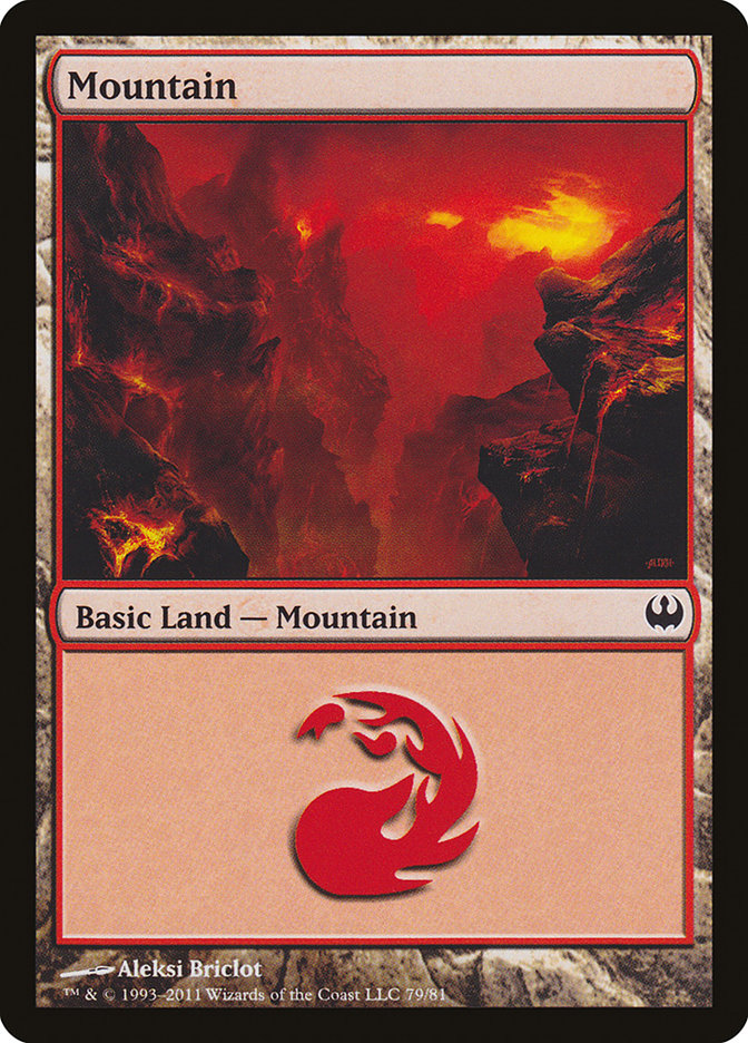 Mountain (79) [Duel Decks: Knights vs. Dragons] | Odin's Place