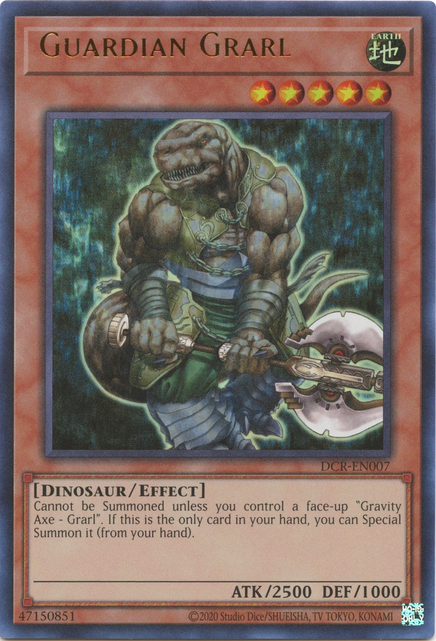 Guardian Grarl (25th Anniversary) [DCR-EN007] Ultra Rare | Odin's Place