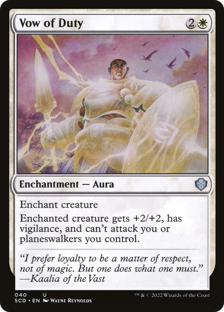 Vow of Duty [Starter Commander Decks] | Odin's Place