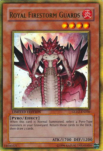 Royal Firestorm Guards [GLD2-EN030] Ultra Rare | Odin's Place