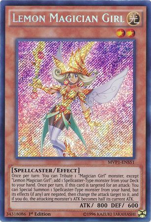 Lemon Magician Girl [MVP1-ENS51] Secret Rare | Odin's Place