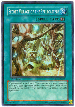Secret Village of the Spellcasters [CSOC-EN061] Super Rare | Odin's Place