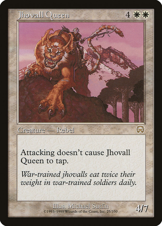 Jhovall Queen (25) [Mercadian Masques] | Odin's Place
