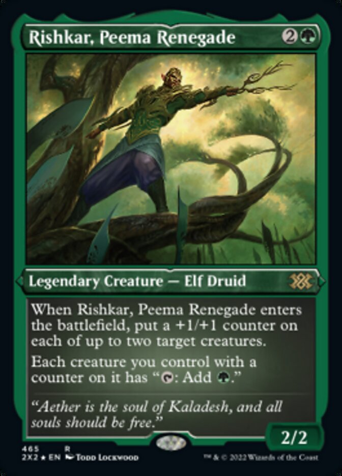 Rishkar, Peema Renegade (Foil Etched) [Double Masters 2022] | Odin's Place