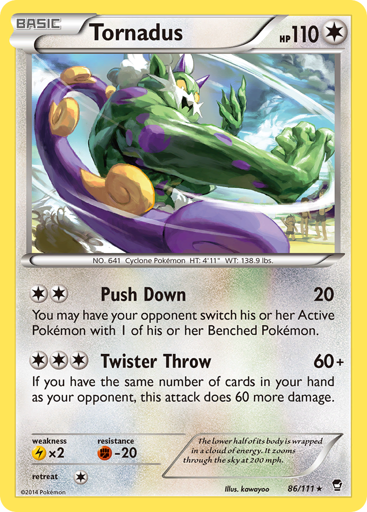 Tornadus (86/111) [XY: Furious Fists] | Odin's Place