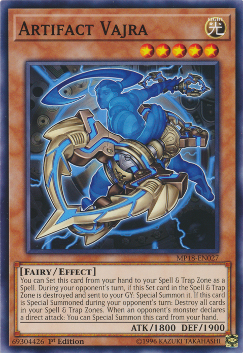 Artifact Vajra [MP18-EN027] Common | Odin's Place