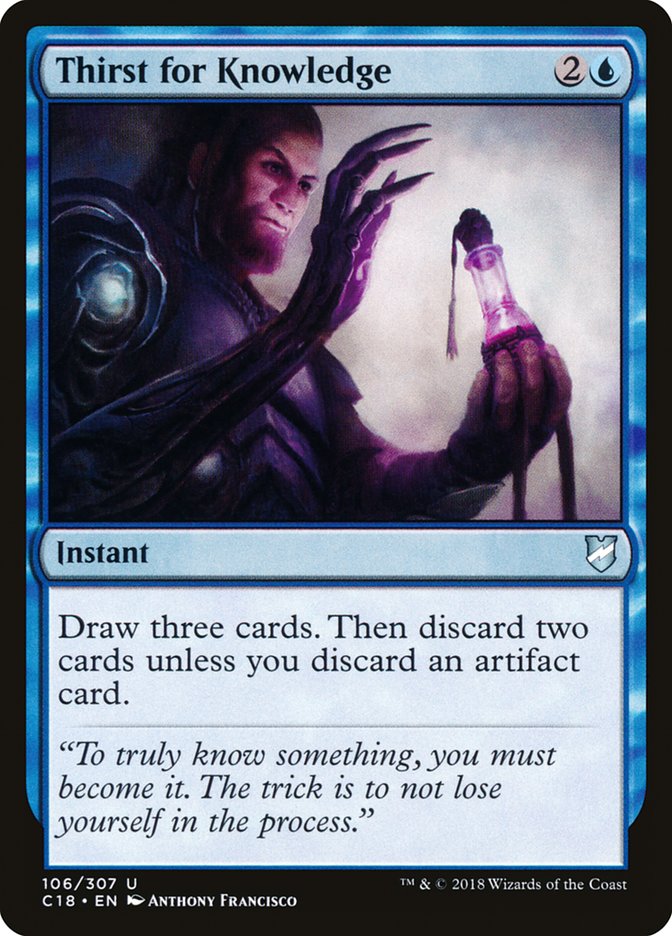 Thirst for Knowledge (106) [Commander 2018] | Odin's Place