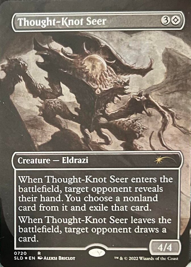 Thought-Knot Seer (720) (Borderless) [Secret Lair Drop Promos] | Odin's Place