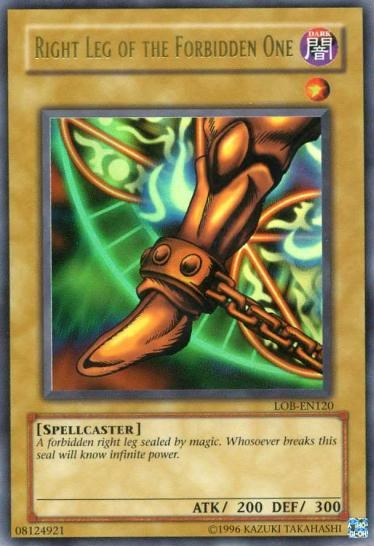 Right Leg of the Forbidden One [LOB-EN120] Ultra Rare | Odin's Place