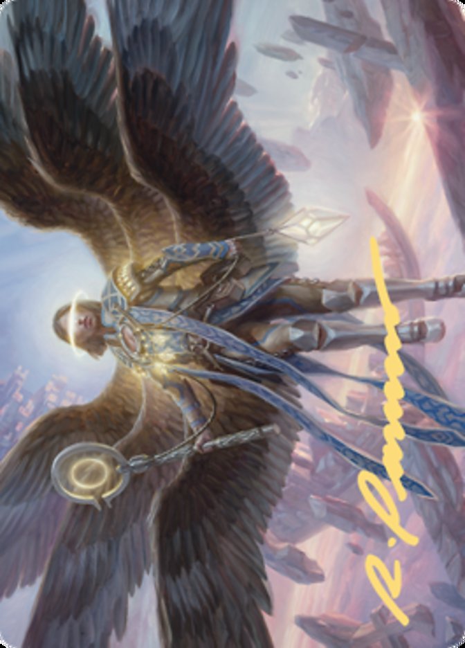 Angel of Destiny Art Card (Gold-Stamped Signature) [Zendikar Rising Art Series] | Odin's Place