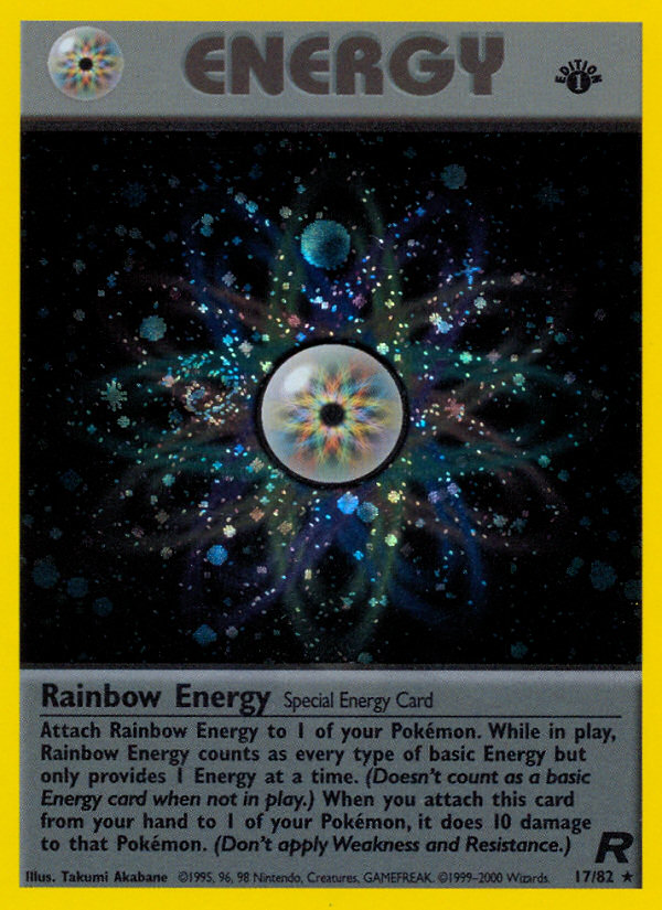 Rainbow Energy (17/82) [Team Rocket 1st Edition] | Odin's Place