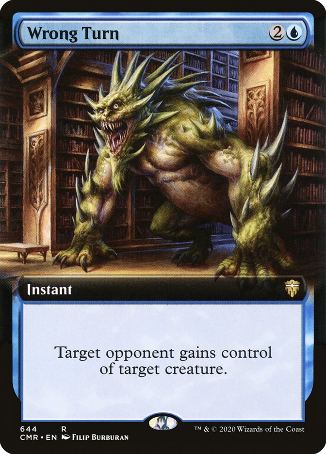 Wrong Turn (Extended Art) [Commander Legends] | Odin's Place