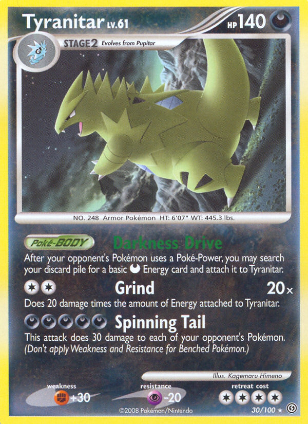 Tyranitar (30/100) [Diamond & Pearl: Stormfront] | Odin's Place