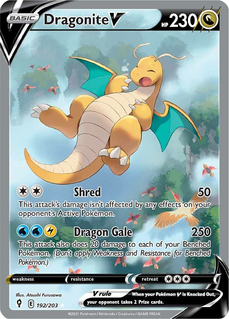 Dragonite V (192/203) [Sword & Shield: Evolving Skies] | Odin's Place
