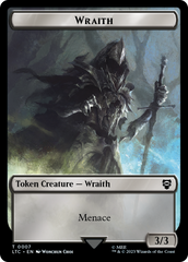 Dragon // Wraith Double-Sided Token [The Lord of the Rings: Tales of Middle-Earth Commander Tokens] | Odin's Place