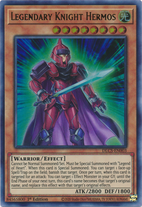 Legendary Knight Hermos [DLCS-EN003] Ultra Rare | Odin's Place