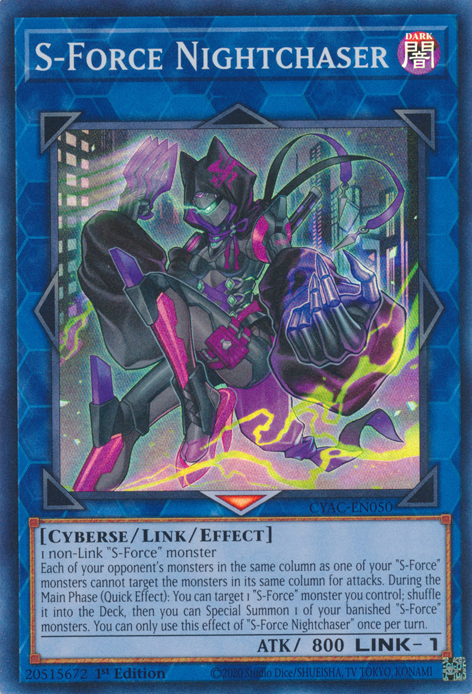 S-Force Nightchaser [CYAC-EN050] Super Rare | Odin's Place