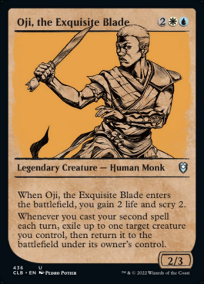 Oji, the Exquisite Blade (Showcase) [Commander Legends: Battle for Baldur's Gate] | Odin's Place