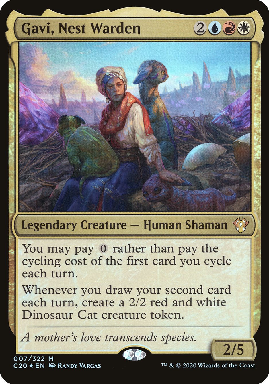 Gavi, Nest Warden (Oversized) [Commander 2020 Oversized] | Odin's Place