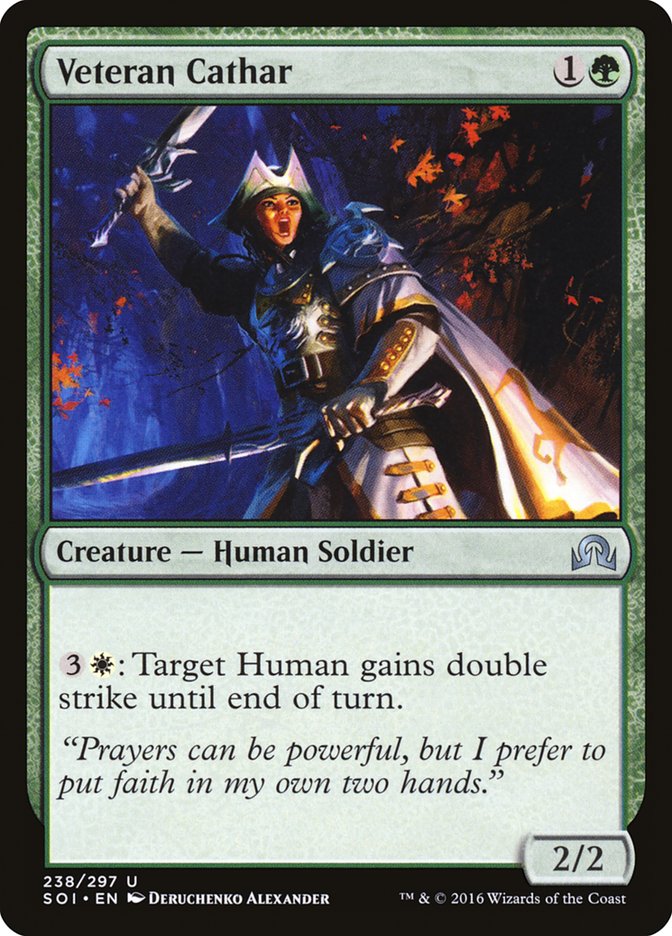 Veteran Cathar (238) [Shadows over Innistrad] | Odin's Place