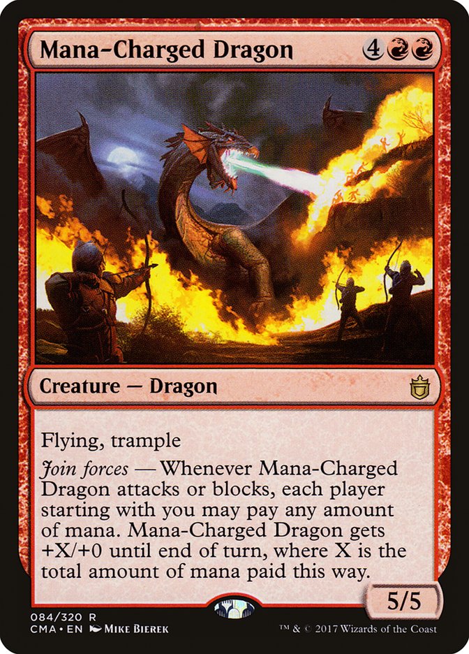 Mana-Charged Dragon (84) [Commander Anthology] | Odin's Place