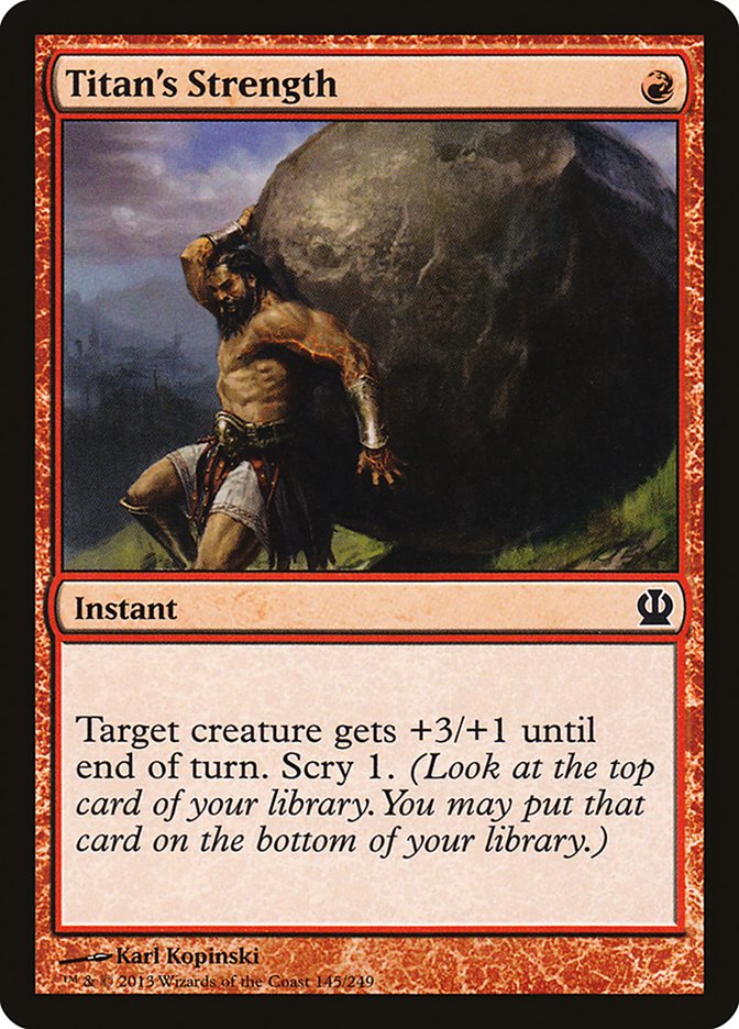 Titan's Strength (145) [Theros] | Odin's Place