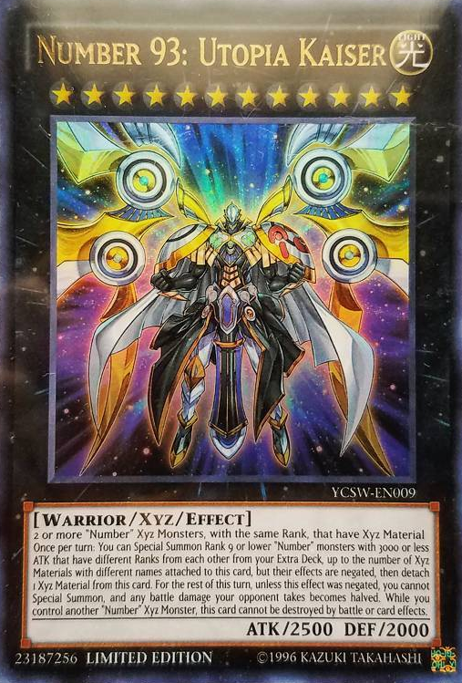 Number 93: Utopia Kaiser [YCSW-EN009] Ultra Rare | Odin's Place