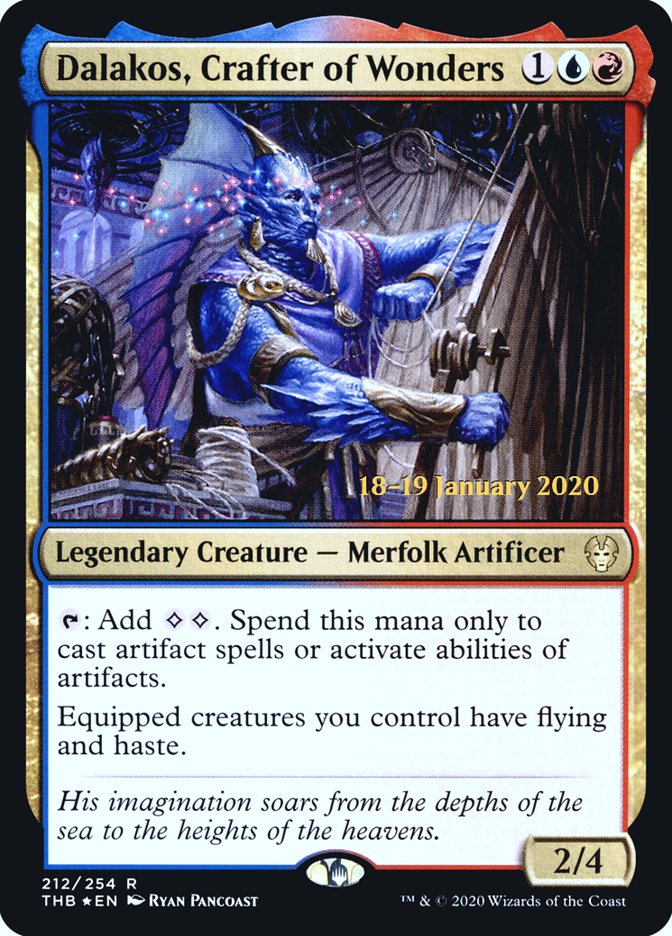 Dalakos, Crafter of Wonders [Theros Beyond Death Prerelease Promos] | Odin's Place