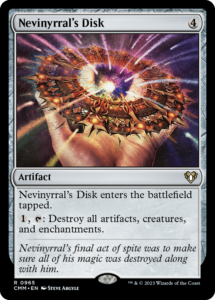 Nevinyrral's Disk [Commander Masters] | Odin's Place