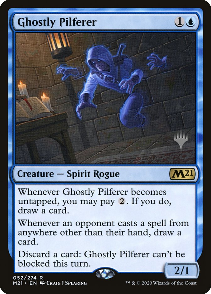 Ghostly Pilferer (Promo Pack) [Core Set 2021 Promos] | Odin's Place