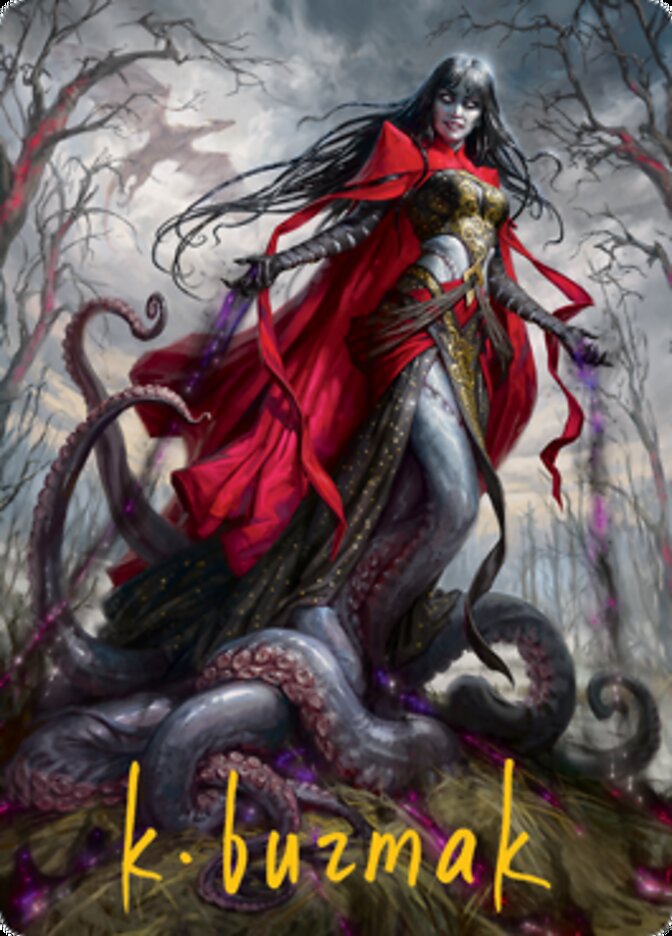 Geyadrone Dihada Art Card (54) (Gold-Stamped Signature) [Modern Horizons 2 Art Series] | Odin's Place