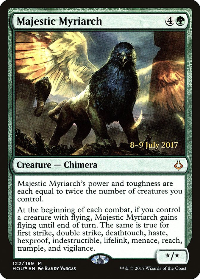 Majestic Myriarch (122) [Hour of Devastation Prerelease Promos] | Odin's Place