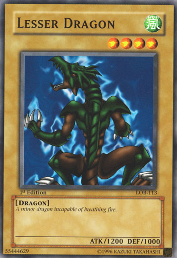 Lesser Dragon [LOB-113] Common | Odin's Place