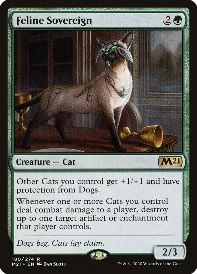 Feline Sovereign [Core Set 2021] | Odin's Place