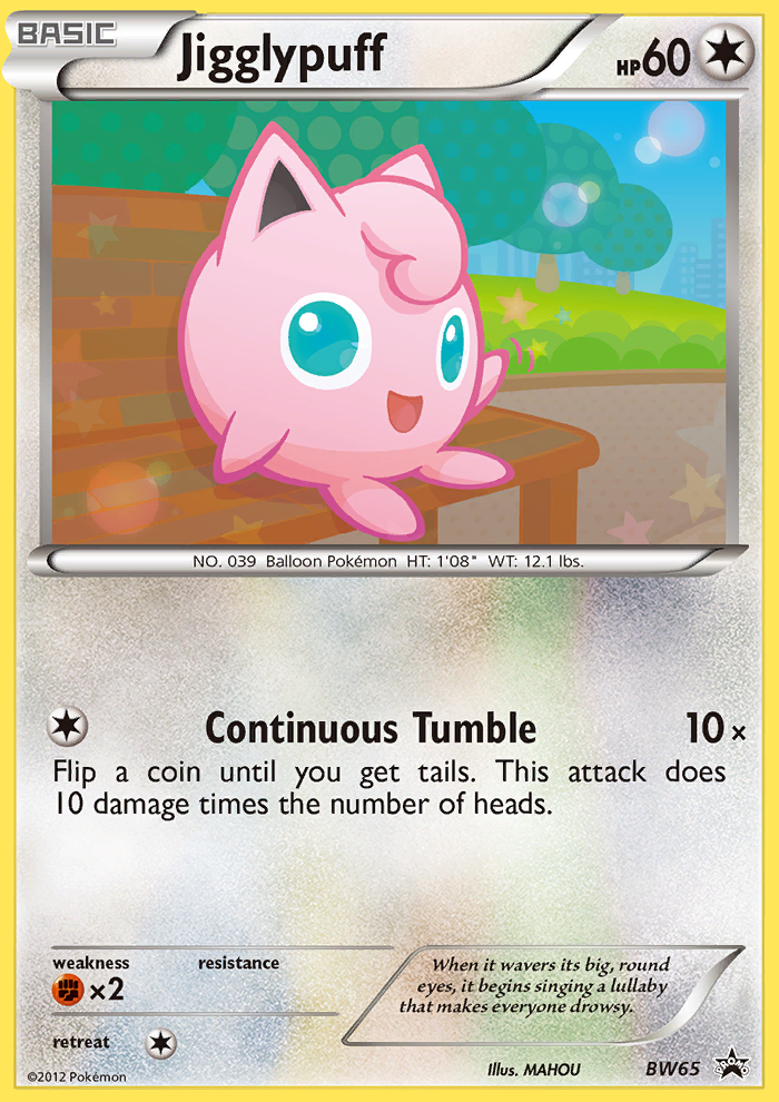 Jigglypuff (BW65) [Black & White: Black Star Promos] | Odin's Place