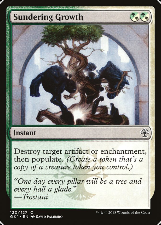 Sundering Growth (120) [Guilds of Ravnica Guild Kit] | Odin's Place