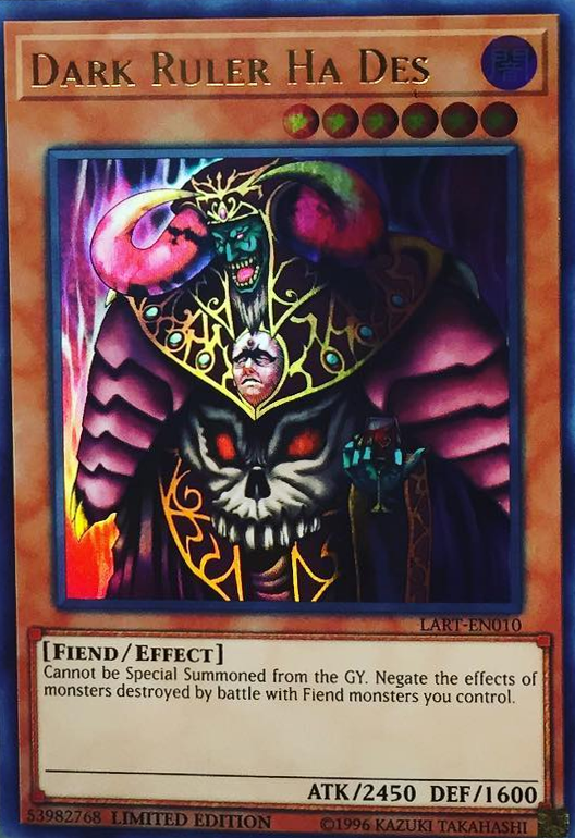 Dark Ruler Ha Des [LART-EN010] Ultra Rare | Odin's Place