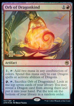 Orb of Dragonkind [Dungeons & Dragons: Adventures in the Forgotten Realms Prerelease Promos] | Odin's Place
