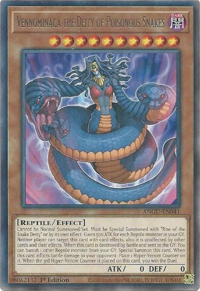 Vennominaga the Deity of Poisonous Snakes (Rare) [ANGU-EN041] Rare | Odin's Place