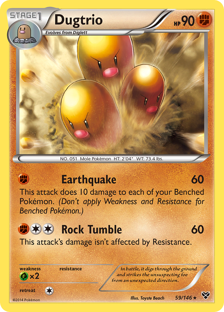 Dugtrio (59/146) [XY: Base Set] | Odin's Place