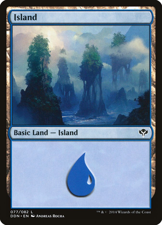 Island (77) [Duel Decks: Speed vs. Cunning] | Odin's Place